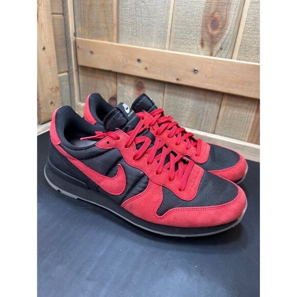 Nike Internationalist Custom Mens Sneakers Red Black ID By You Size 11 - Picture 1 of 9
